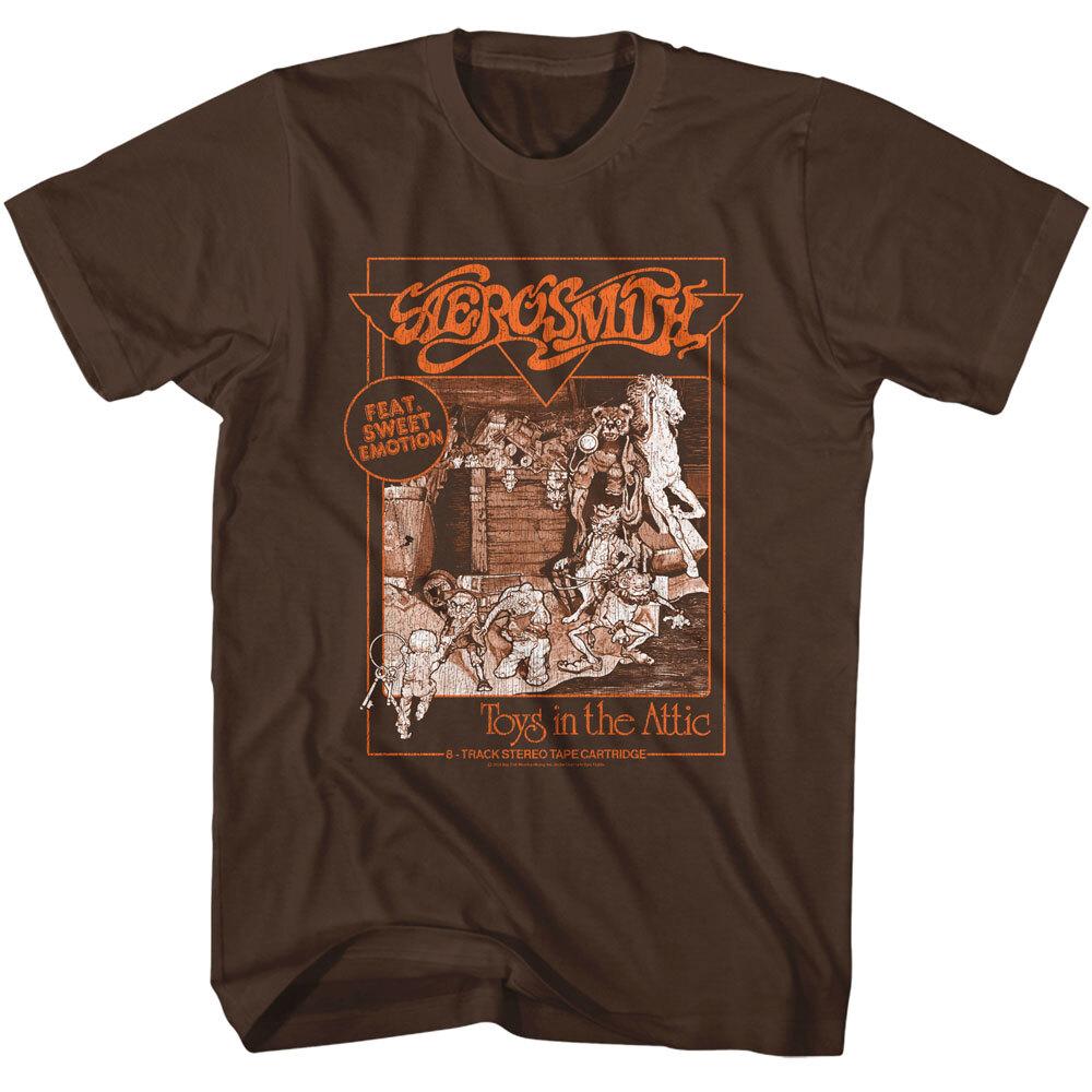 Aerosmith Игрушки на чердаке 8-дорожечная кассета Мужская футболка Группа Музыка Мерч Унисекс футболка XL