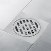 Stainless Steel Floor Drain with Filter, Square Shower Drain for Bathroom and Kitchen, Anti Odor Floor Waste Grate