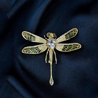 Elegante Flügel können die Libellenbrosche schütteln Sportobjekt Brosche Accessoires