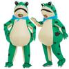 Cartoon Frog Cosplay Inflatable Costume Aldult Halloween Party Dress Up Props