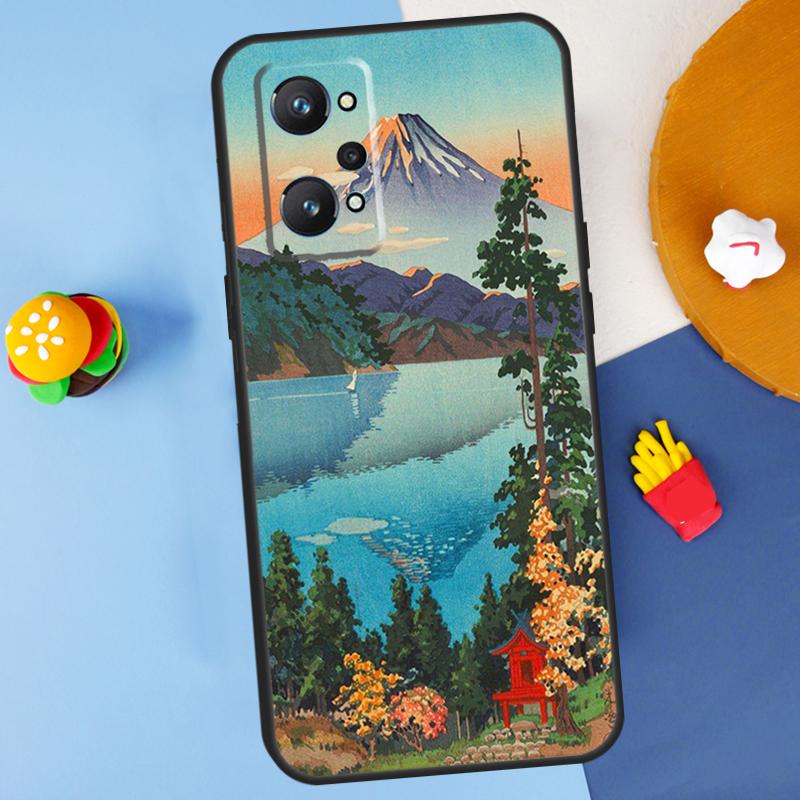 Japanese Wave Art For Realme GT7 Pro GT 6T 6 5 C67 C61 C55 C53 C51 C21Y C25S C75 10 11 12 13 14 Pro Plus Case