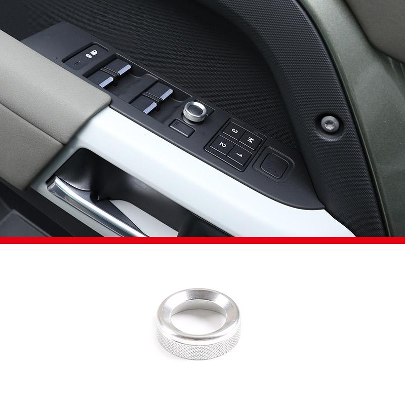 For Land Rover Defender 110 2020-2024 Aluminum Car Air Conditioning Knob Reversing Mirror Adjustment knob Cover Car Accessories