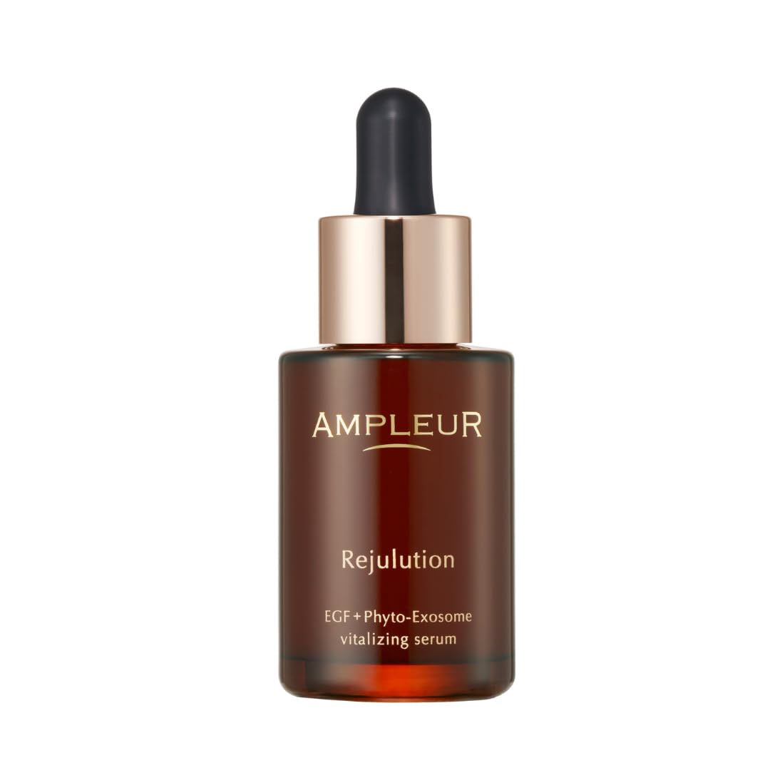 

AMPLEUR Rejuvenation 32mL (approximately 1-1.5 months supply) Contains hyaluronic acid, ceramides, and 1000ppm exosomes. SerumMoisturizingPore