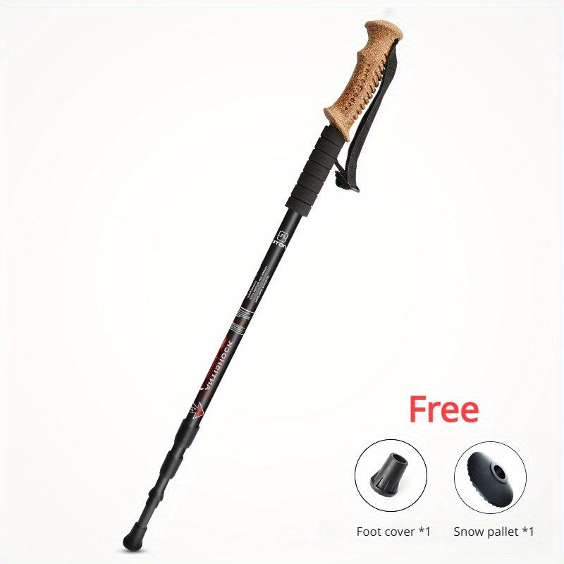 Outdoor Hiking Poles Walking Stick Strong Aluminum Alloy Material for Outdoor Hiking Camping Adventure Hiking Accessories Stick