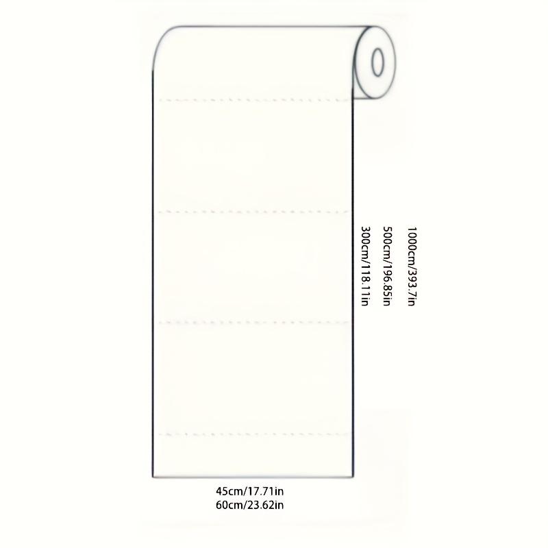 1 Roll of Plastic Electrostatic Adsorption Wall Protection Film - Waterproof, Oil-Proof, Removable Film, Suitable for Kitchen, Tiles, Home Decoration