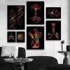 Anatomia Umana Muscoli DNA Neuro Arte Murale Pittura su Tela Poster e Stampe Mappa del Corpo Immagini Murali Educazione Medica Decorazione per la Casa