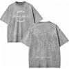 Vintage Washed Quevedo 2026 New Album El Baifo Tshirt High Street Fashion Trend Tshirts Men Women Casual Loose Cotton T Shirt