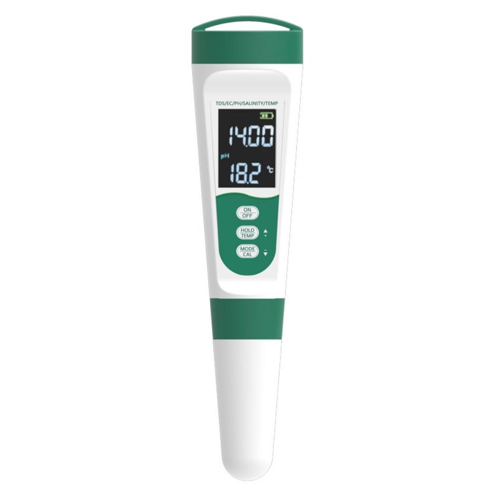 LCD Display Water Quality Test Pen 5 in1 TDS Tester Portable Water Test Pen