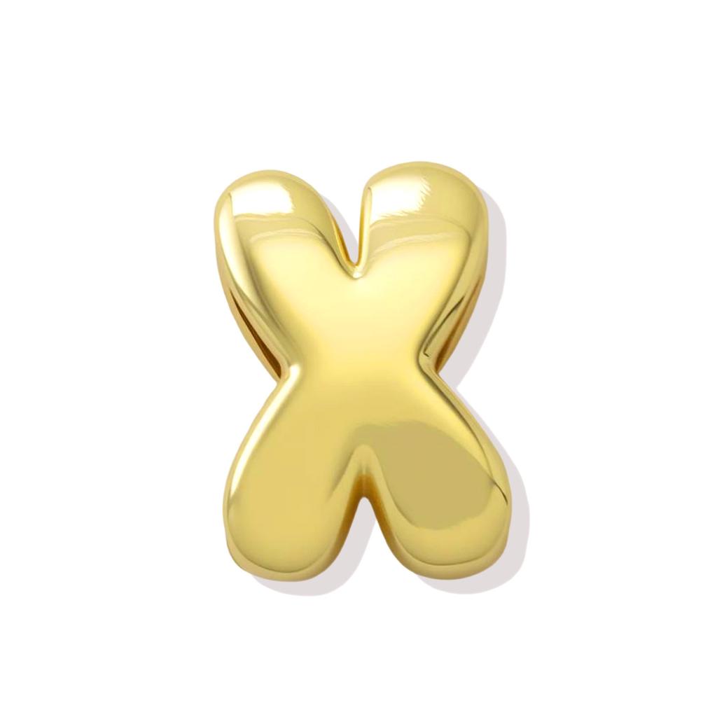 1pcs for Necklace Copper Gold Plated Crystal Alphabet Jewelry Making Component Gold Color Polish 26 Letters Pendant