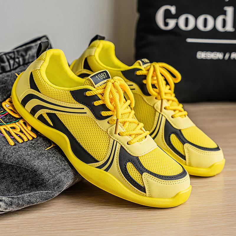 

2025 summer new fashion versatile comfortable breathable sports shoes mesh breathable trend lightweight casual shoes men s shoes 44