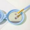 1/2Pcs Mini Air Cushion Brush with Mirror Folding Round Mirror Scalp Massage Brush