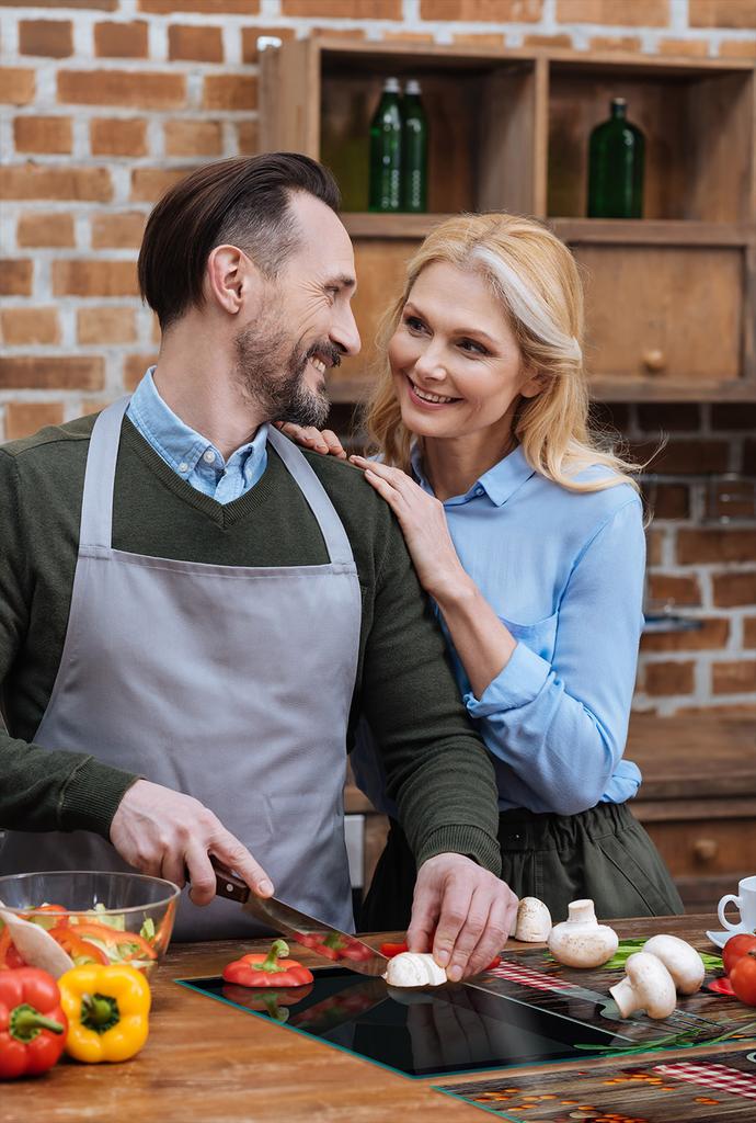 SZKLANA PŁYTA OCHRONNA NA KUCHENKĘ 85x52 KUCHNIA
