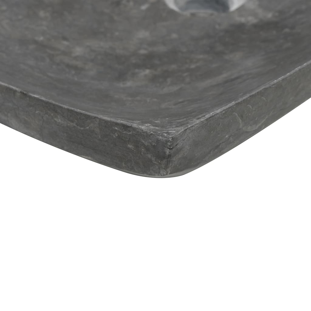 Wash Basin 50 X 35 X 12 Cm Marble Black