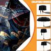 Custom Name Personalized Batman Print Umbrella, Auto Open Close, 8‑Rib Sturdy Frame, Commute Camping Hiking Use, Birthday Gift