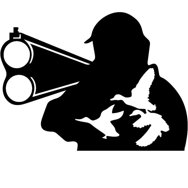 

LYKX Hunter Wild Duck Hunting Fashion Car Sticker Automobiles Exterior Accessories Vinyl Decal for Toyota Honda Lada Vw Bmw 15cm X 11.1cm чёрный