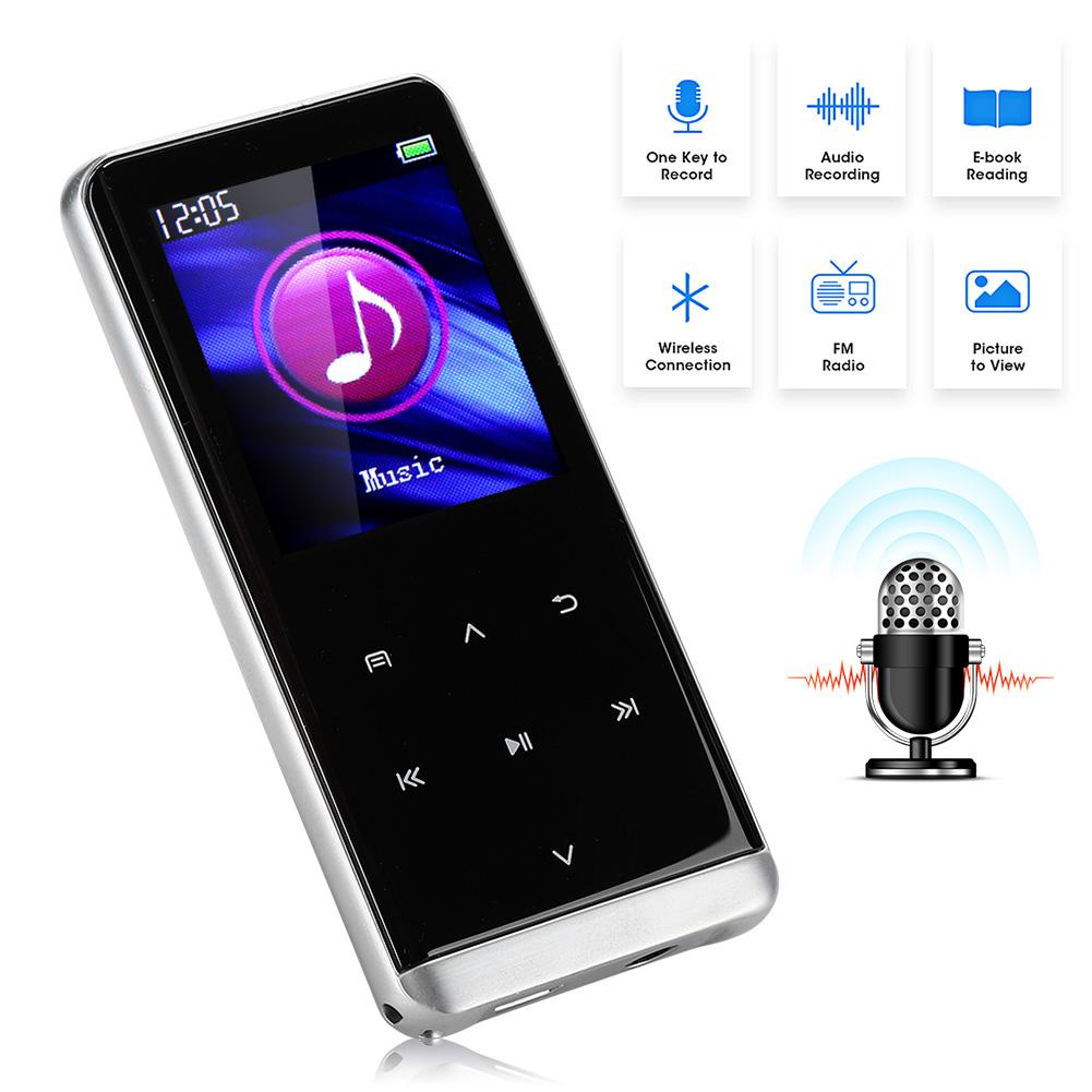 Bluetooth MP3 Player Mini MP4 Media FM Radio Recorder HIFI Sound Music Speaker16GB
