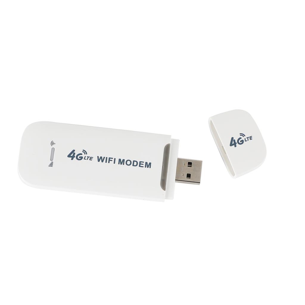 Unlocked 4G LTE Modem Wireless Router USB Dongle Mobile Broadband WIFI White