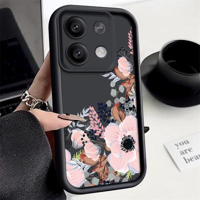 Per Xiaomi 13T Pro 11T Poco F6 X6 X5 Pro Redmi Note 13 12 4G 11 10 Pro Max Custodia Bellissima Stampa Floreale Antiurto Morbida Opaca in Silicone per Telefono