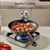COOKER KING Blazing Flame Uncoated Wrought Iron Wok