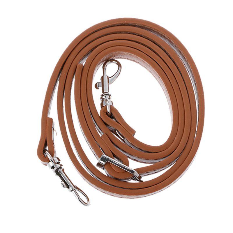 120cm Kožené popruhy Náhradní popruhy na rameno Rukojeť pro tašku Nastavitelná DIY rukojeť na peněženku pro kabelku Crossbody tašky Příslušenství