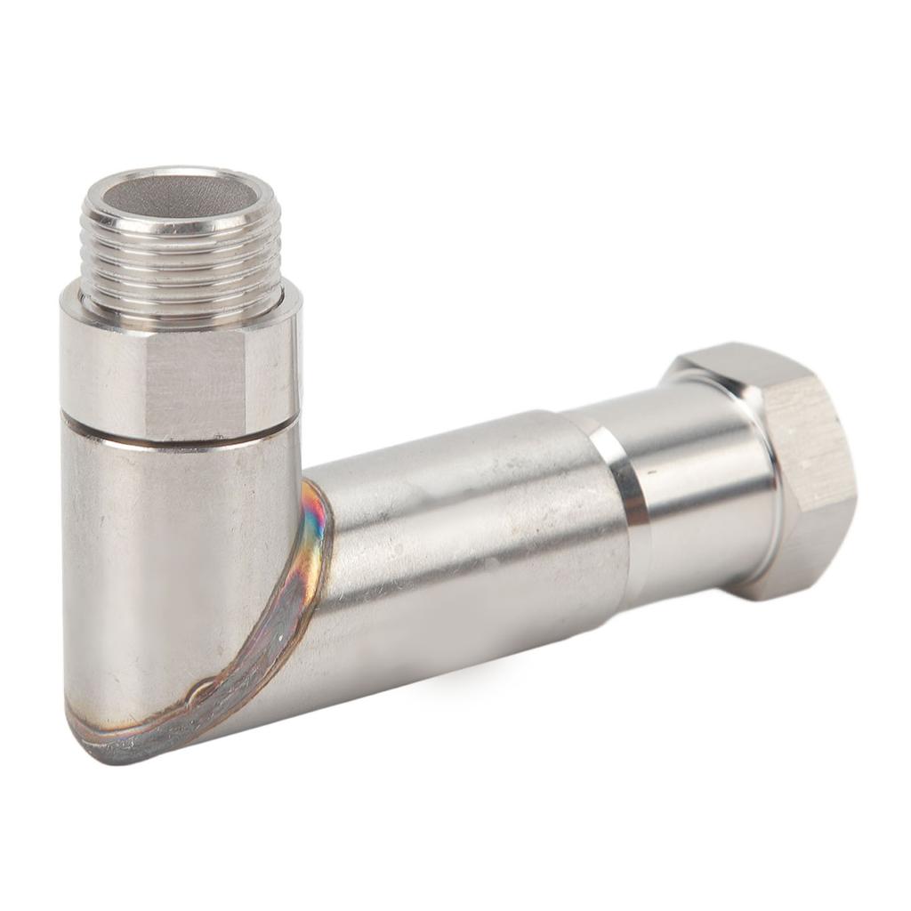 Oxygen Sensor Extender 90 Degrees  Angled M18x1.5 Steel Construction High Strength O2 Extension Spacer