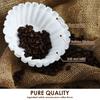 200 Pezzi Piccolo Filtro Caffè a Flusso d'Acqua Uniforme Cestello Carta Filtro Caffè Carta Filtro Efficace Filtro Colino per Casa Ufficio