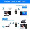 600Mbps Usb Wifi Bluetooth Adapter Dual Band 2.4/5.8Ghz Wireles Rtl8821Cu Dongle