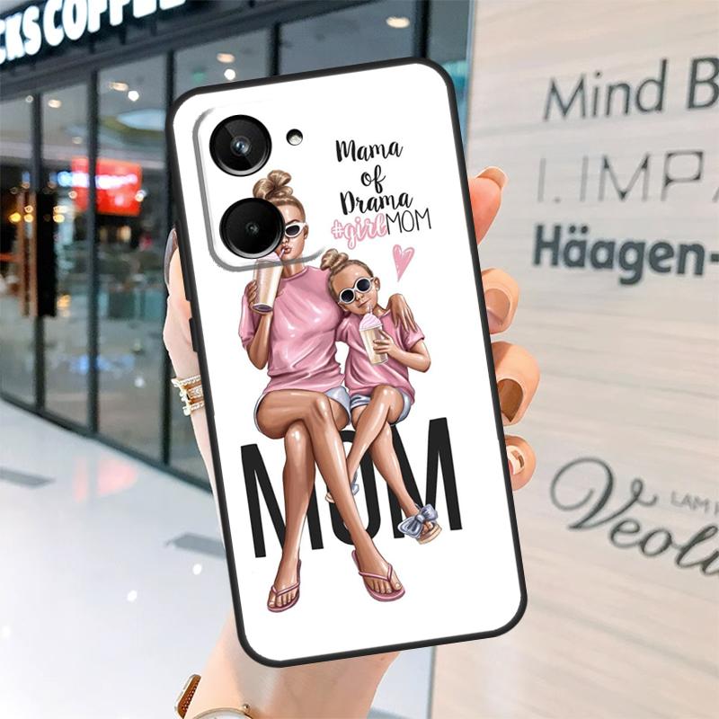 SUPER MOM MOTHER MAMA CUTE BABY Case For Realme GT7 Pro GT6 11 12 13 14 15 Pro Plus C55 C53 C35 C33 C61 C65 C67 C53 C71 C75