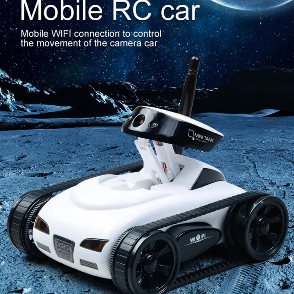 RC Camera Tank FPV WIFI Jakość w czasie rzeczywistym Mini RC Car Kamera HD Wideo Zdalne sterowanie Samochód Robot Inteligentna aplikacja Bezprzewodowe zabawki