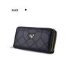 Women's Versatile Long Wallet with Double Zipper, Multiple Card Slots, Large Capacity for Coins, High-Quality Clutch Bag.