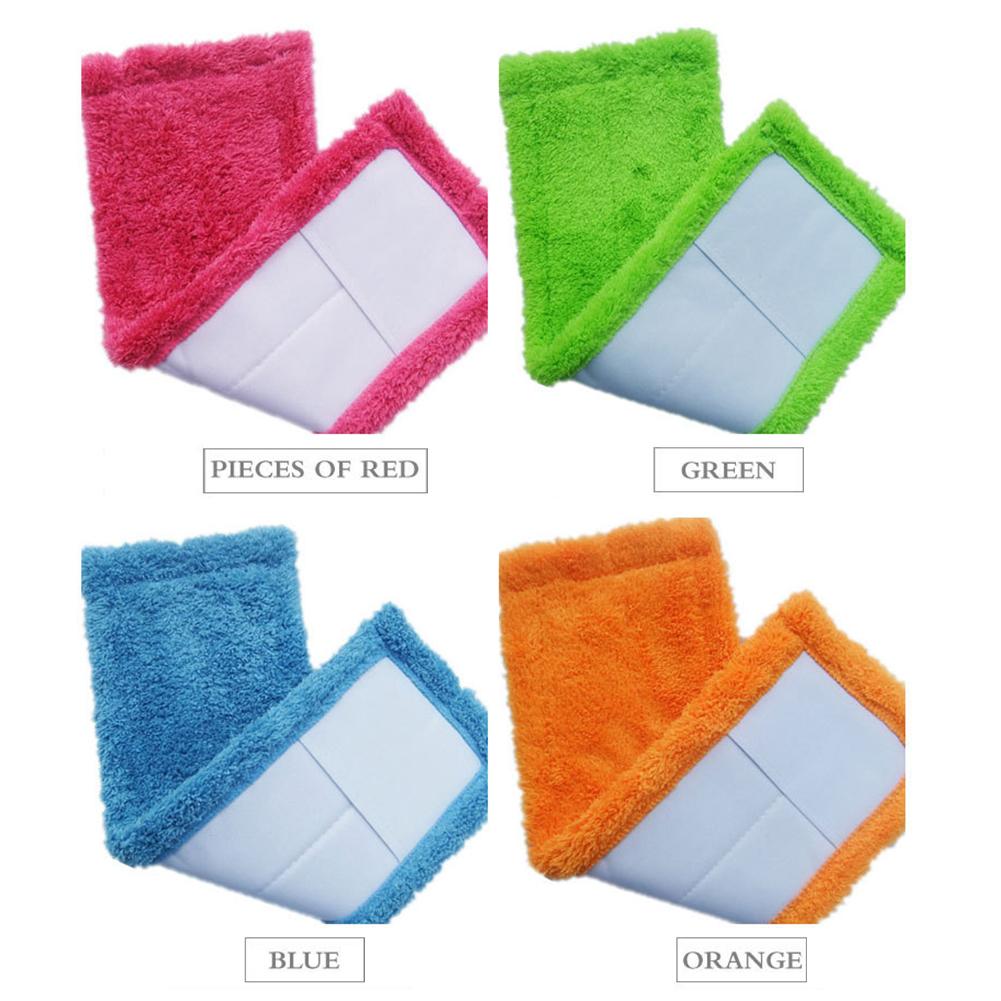 Replaced Mop Cloth Reusable Coral Velvet Pad For Practical Household Dust Cleaning Kitchen Living Room Cleaning Tools