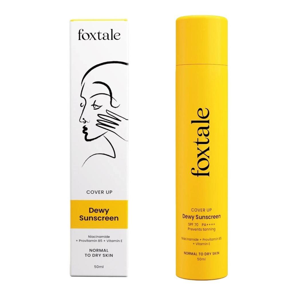 Foxtale CoverUp Dewy Sunscreen With Niacinamide 50ml