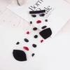 10 Pares Calcetín Mujer Flor Verano Encaje Cristal Seda de Vidrio Calcetines Cortos Finos Transparentes Jacquard Rosas Elásticos Calcetines Ultrafinos