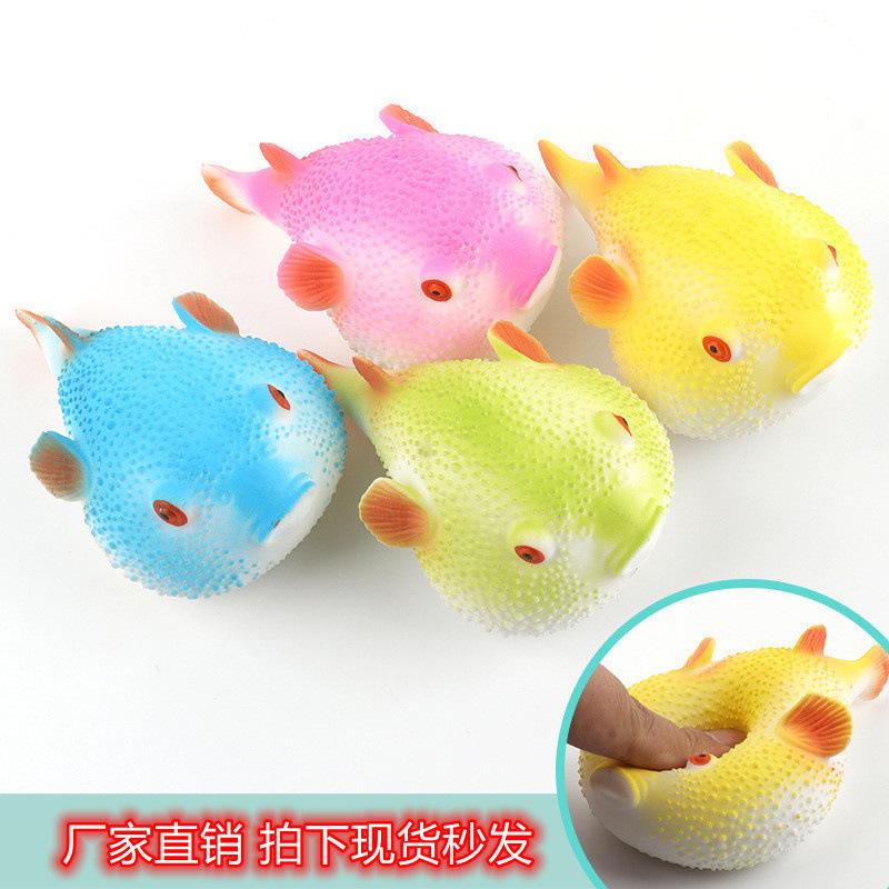 Pinch Le Sheng Qi Puffer Dolphin Simulation Animal Cute Dolphin Vent Decompression Toy Adult