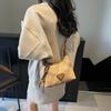 Retro Trendy High-end Hand Carry Small Square Bag 2025 Winter New Fashion Casual Shoulder Bag Niche Messenger Bag