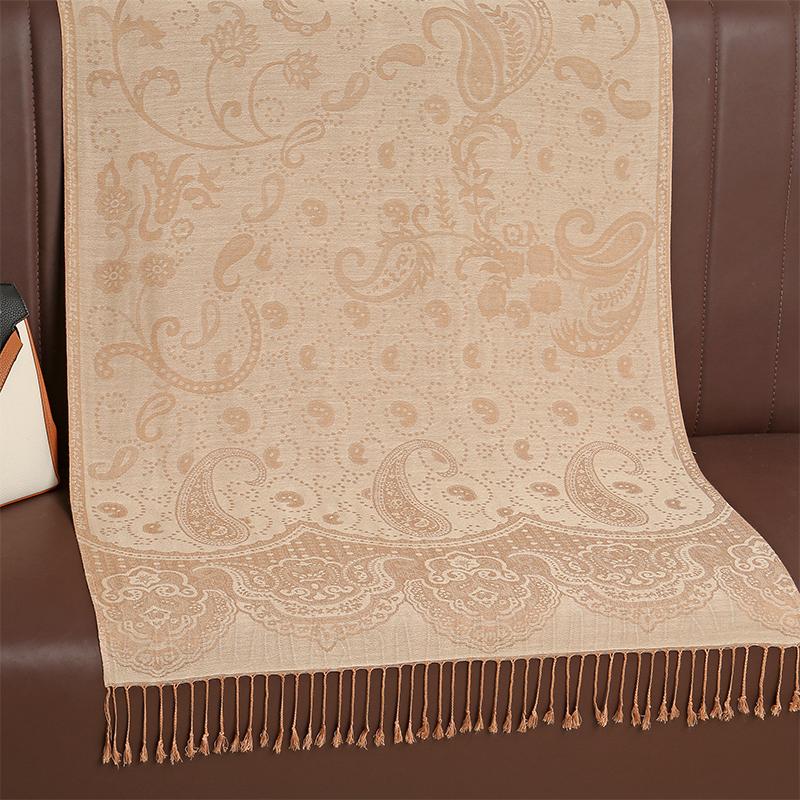Ethnic Style Tassel Blanket Thick Pashmina New Winter Warm Shawl Wrap Cashmere Jacquard Scarf Women Neckerchief Poncho Stoles