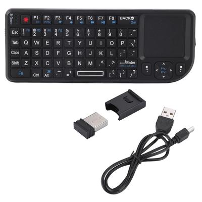 2.4GHz Wireless TouchpadRechargeable Ultra Mini Thin USB Backlit Keyboard for PS34, for XBOX 360