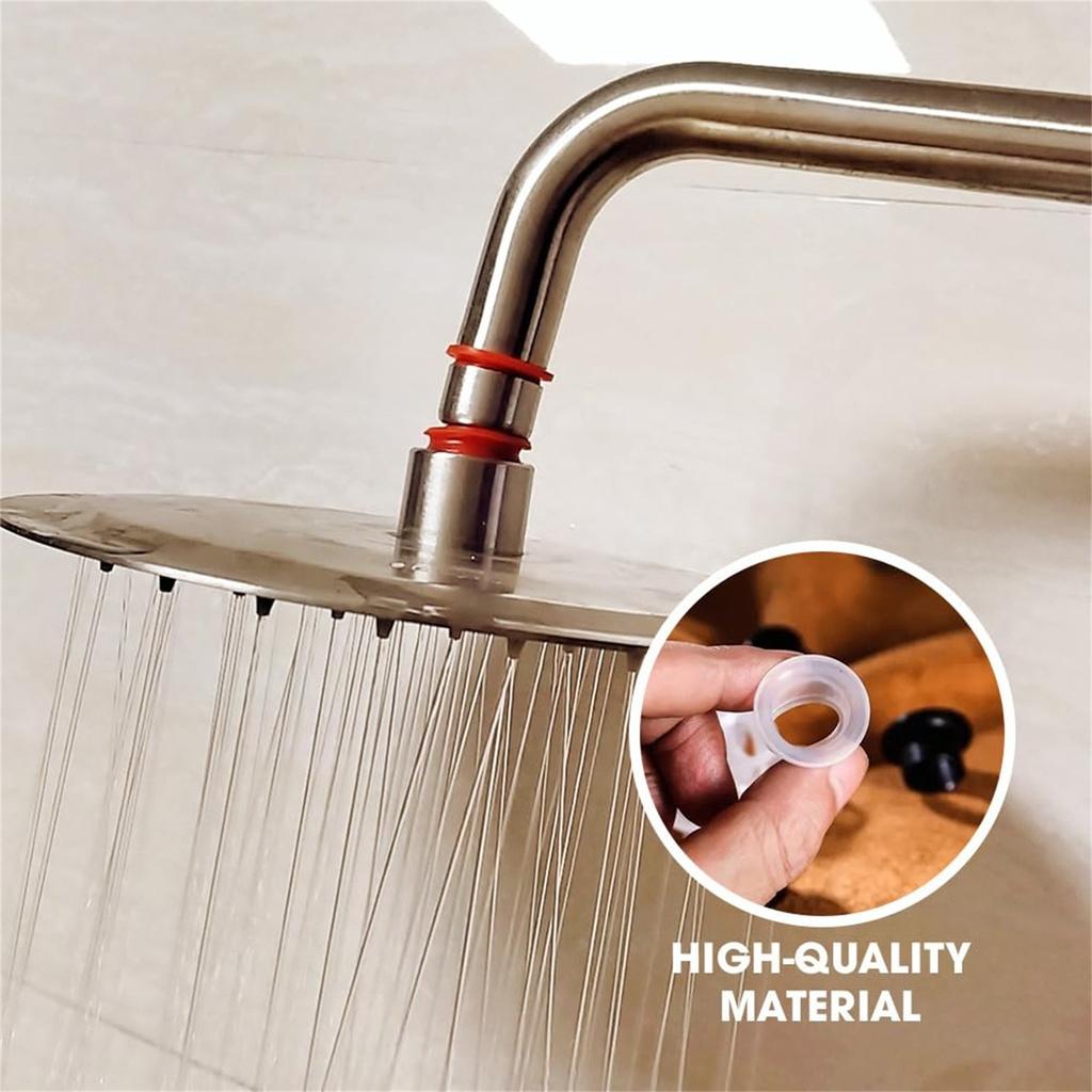 Faucet Leak Proof Sealing, Triangular Faucet Leak Proof Silicone Plug, Silicone Material Tape, Rubber Hose Sealing Ring, To Prevent Leakage