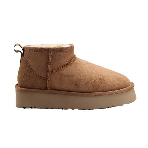Grape Mother Winter New Thick Velvet Snow Boots Korean Version Short Tube Thick-soled Heightening Boots Women Wear Warm Cotton Boots
