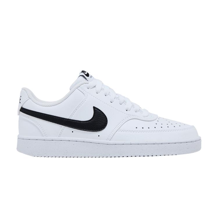 Nike Wmns Court Vision Low Next Nature  White Black  38.5