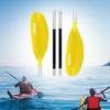 4-Piece Two Way Paddle Adjustable Floating Kayak Paddle Aluminium Alloy Stand Up Paddleboard Paddles for Outdoor Water Sports