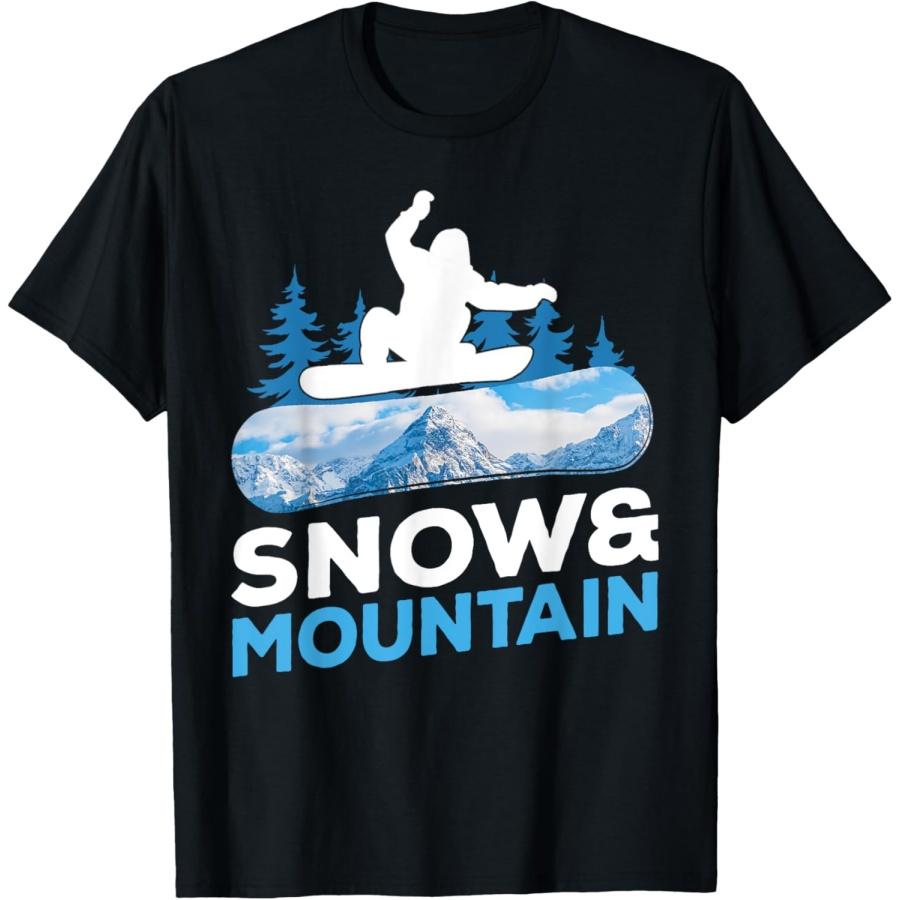 

Snowboarder Winter Snowboard Snowboarding Snow Mountain T-Shirt XXXXXL чорний