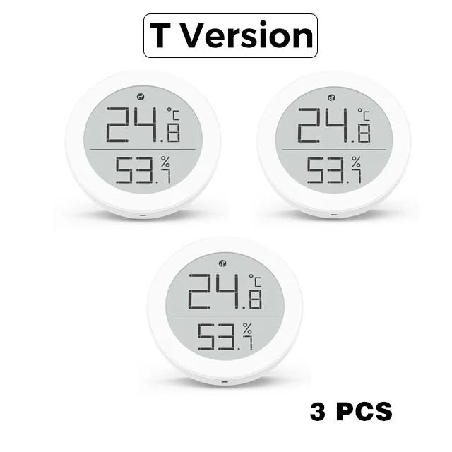 Qingping Temperature Humidity Sensor T Version Thread/BLE High-precision Indoor E-Link INK Thermometer work with Apple HomeKit