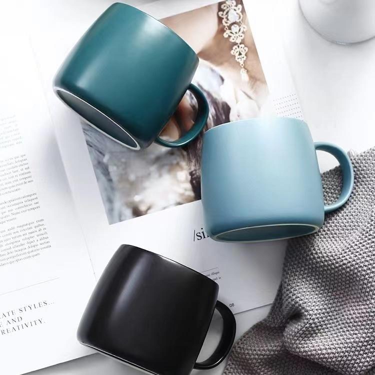 Matte Mug Creative Personality Ceramic Cup Home Big Belly Cup Office Large Capacity Water Cup Souvenir Gift Cup