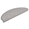 VidaXL Tapis d'escalier autocollants 30 pcs 65x21x4 cm platine, bande de roulement, tapis de bande de roulement d'escalier, 3365870