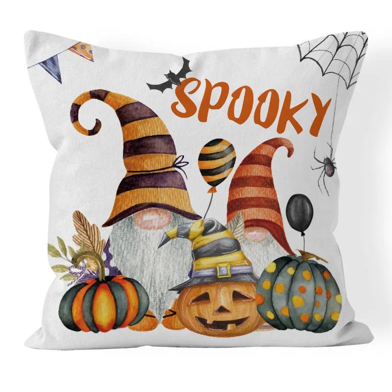 

Хэллоуин Комбинация Наволочка Тыква Гном Наволочка Автомобиль Диван Декоративная Наволочка 66x66cm