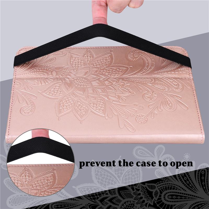 Tablet Case For Xiaomi Pad 6 Pro Case 11'' Vintage Flower Embossed Wallet Cover Funda For Xiaomi Mi Pad 6 /Mi Pad 6 Pro 2023 Case Coque