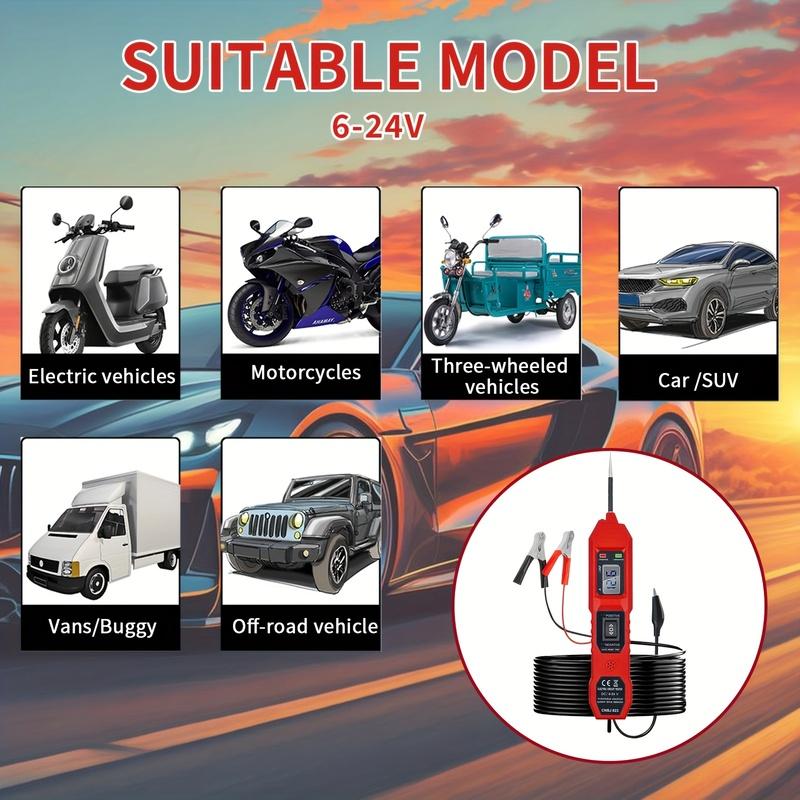 The Newest Electric Circuit Tester CNBJ-823 Automobile Electrical System Tester With Power Switch Vehicle Diagnostic Tool