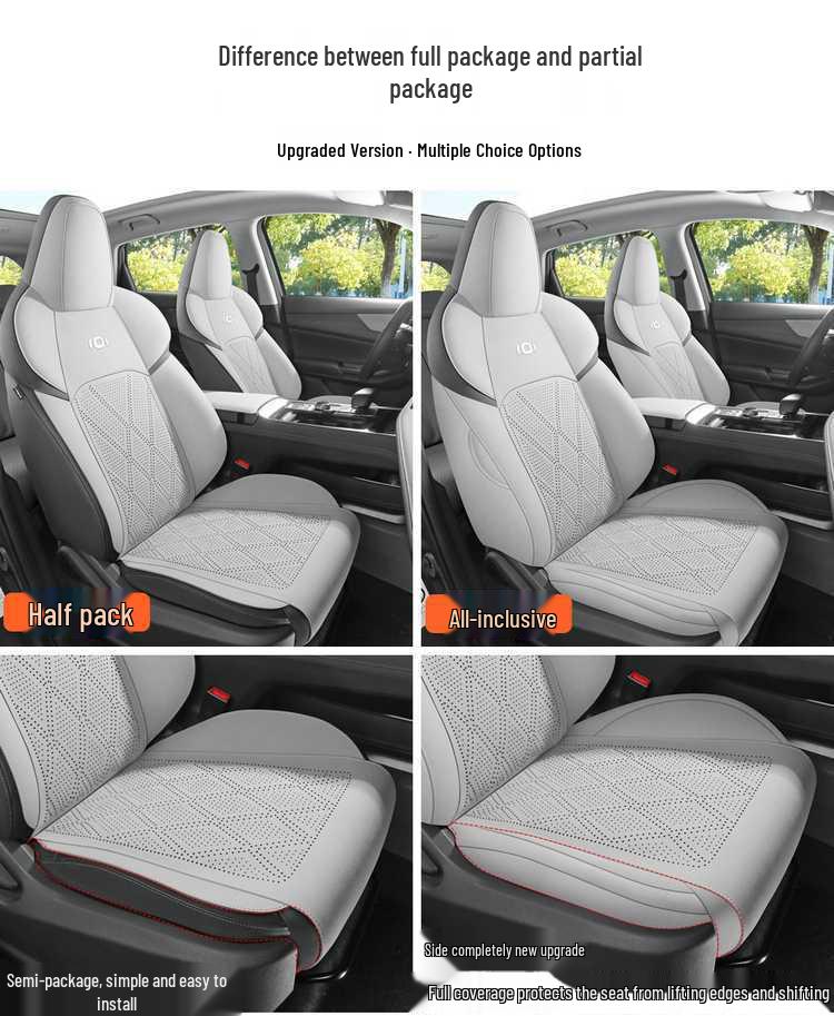All-Season Seat Covers for 2025 Changan Qiyuan Q05 - Full-Coverage Car Seat Cushions