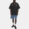 Carhartt WIP Logo Camp Collar Single-Breasted Loose Fit Short Sleeve Shirt Men shirts Black I034738-2X8-XX